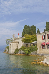 Fototapeta na wymiar Punta San Vigilio am Gardasee