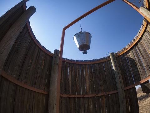 Fototapeta Deception Camp, Central Kalahari Game Reserve, Botswana