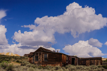 Ruined Houses in an American Ghost Town