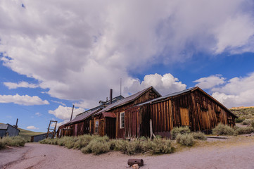 Ruined Houses in an American Ghost Town