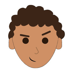 man happy cartoon full body icon image vector illustration design