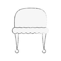 hat winter clothing icon image vector illustration design