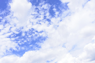 Blue sky and cloud.