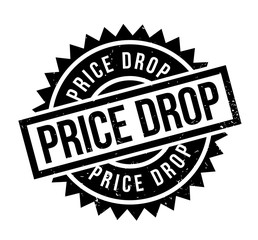 Price Drop rubber stamp. Grunge design with dust scratches. Effects can be easily removed for a clean, crisp look. Color is easily changed.