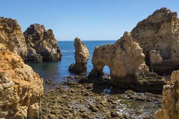Fototapeta premium Grottos at Ponta da Piedade in Portugal