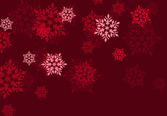Obraz na płótnie Canvas Snowflake vector abstract background for poster