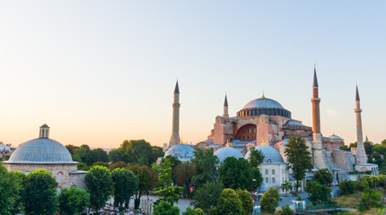Fototapeta na wymiar Hagia Sophia in Istanbul