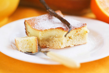 Pie with sour cream