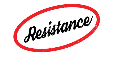 Resistance rubber stamp. Grunge design with dust scratches. Effects can be easily removed for a clean, crisp look. Color is easily changed.