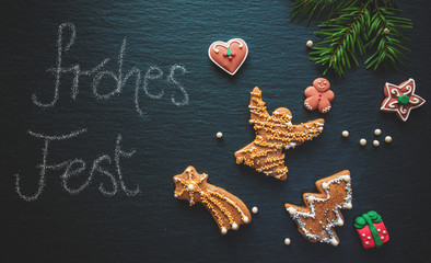 in der Weihnachtsbäckerei