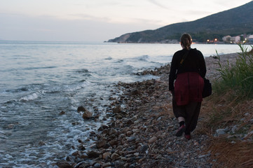 Abendlicher Strandspaziergang