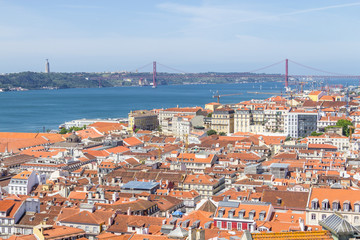 Fototapeta na wymiar Cityview of Lisboa Panorama