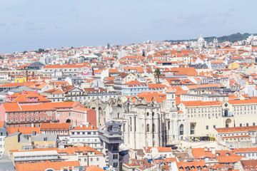 Naklejka na ściany i meble Cityview of Lisboa