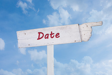 Schild 194 - Date