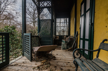 terasse von alter villa