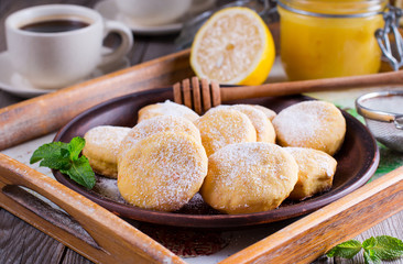 Homemade cookies with lemon flavor