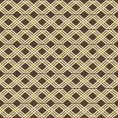 Lattice of intersecting diagonal stripes seamless pattern