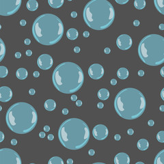 bubbles. seamless pattern