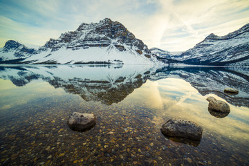 Bow lake Banff kanada national park