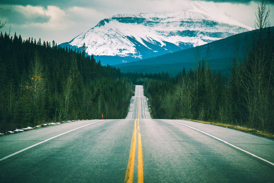 Highway Mountains Canada