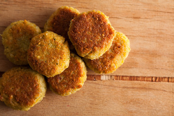 roasted falafel of chickpeas