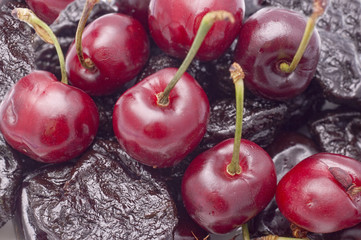 dates and cherries