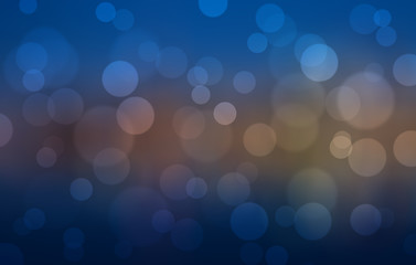 Blurred Bokeh Background Blue Nature and Abstract