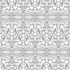 Seamless pattern - abstract ornamental triangles