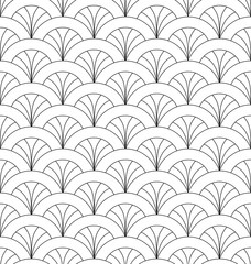 Vector seamless pattern. Modern stylish texture. Repeated geometric pattern with circles