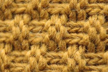Background texture wool knitted sweater closeup