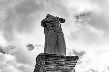 marble statue of a giant