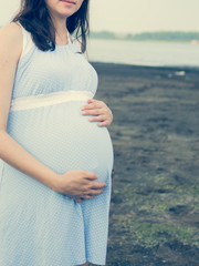 wildflowers pregnant maternity birth child expectation