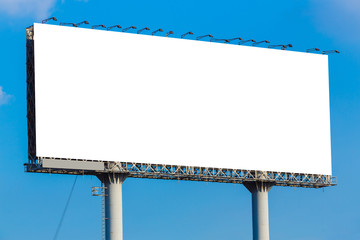 Blank billboard ready to use
