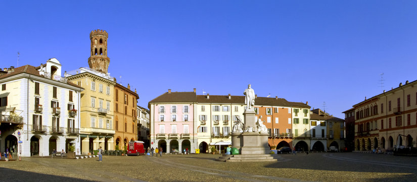 Vercelli Piazza Cavour Piemonte Italia