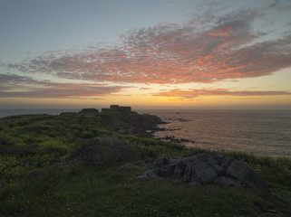 Fort Hommet at sunset, Guernsey Channel Islands