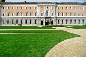 ancient palace of the historical center of turin