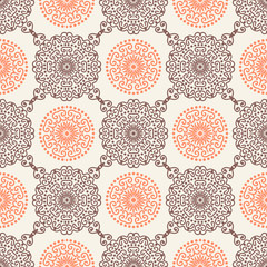 Arabic, islamic, indian seamless pattern