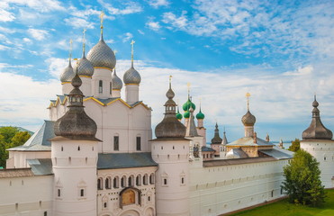 Gold ring of Russia. The Kremlin of Rostov Veliky