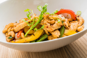 Stir fry chicken