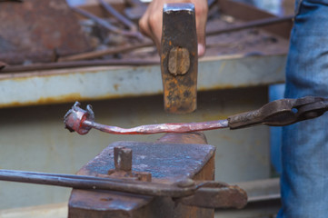 a blacksmith makes of hot metal unique iron rose