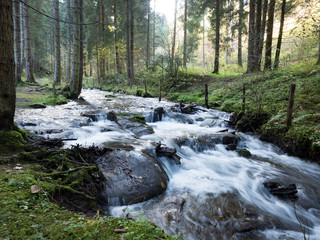 Via Natura, the hiking route in Styria. Austria, October 2017.