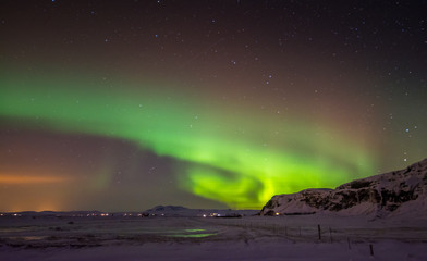 Fototapeta na wymiar Iceland Northern Lights