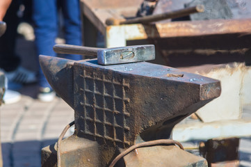 blacksmith tools and fixtures for hand forged metal
