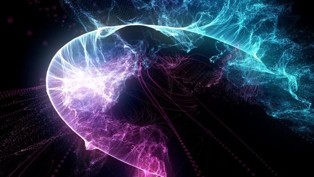 chaotic light streaks splashes abstract motion background