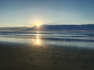 Happy Beach Sunset