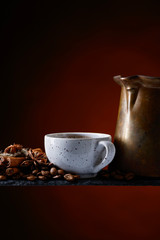 Coffee with spices.