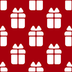 Seamless background with gifts