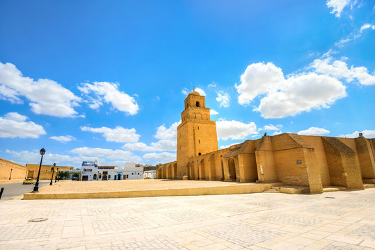 Great Mosque in Kairouan. Tunisia, North Africa