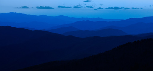 Smokey Mountains National Park blue