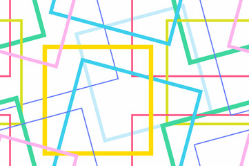 Colorful seamless geometric pattern